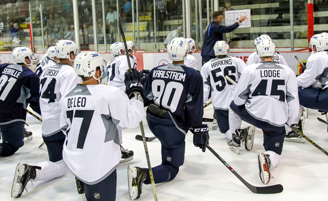 Training camp Winnipeg Jets 