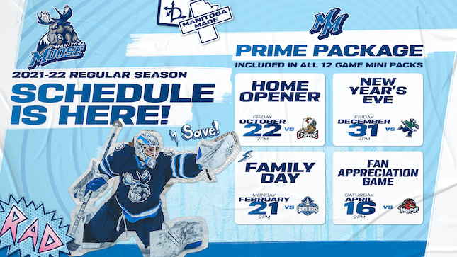 Moose Announce 2022-23 Regular Season Schedule - Manitoba Moose