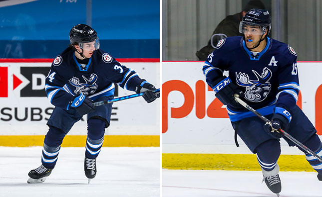 Winnipeg Jets assign four players to the Manitoba Moose