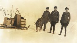 Image of RCMP officers at Lake Manitoba in 1938