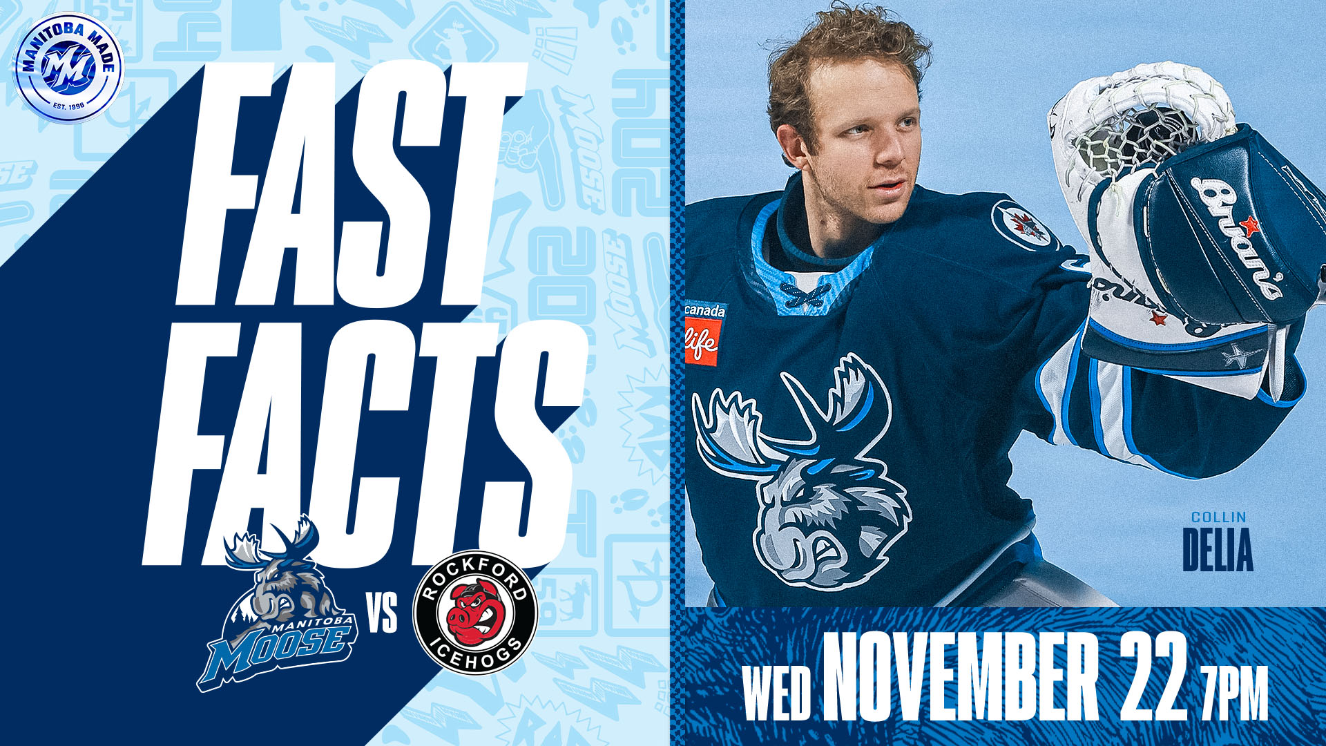 Fast Facts: Moose at Rockford - Nov. 22 - Manitoba Moose